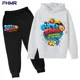 thumbnail image 5 of Conjuntos de sudadera y pantalones con capucha para niños de 4 a 14 años de Super Zings, ropa nueva de otoño para bebés, sudadera informal para niños pequeños, ropa para niños, 5 of 5