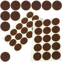 Worgeous Small Furniture Pads Felt Foot Pads For Furniture Brown 225Pcs 1.1x1.1x0.04In