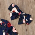 thumbnail image 4 of Mialoley Flower Pattern Bottom Knotted Type Baby Quilt and Headband Set, 4 of 5