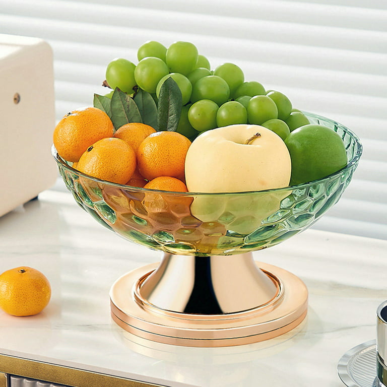 1set Plastic Fruit Bowl With Drainer, Large Capacity Anti-slip Fruit Tray  For Home Kitchen