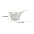 thumbnail image 3 of Miangastore Folding Fry Basket Fry Chicken Basket Snack Food Basket Frying Mesh Container, 3 of 8