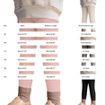 thumbnail image 3 of KAUOD Girls Thick Thermal Leggings Cable Ribbed Ankle Winter Tights Pants Kids Toddler Stretchy Warm Opaque Pantyhose, 3 of 7