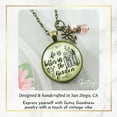 thumbnail image 4 of Gardener Gutsy Goodness Necklace Life is Better Female Adult Bronze Metal Jewelry, 4 of 8