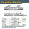 thumbnail image 3 of POWERTEC Router Guide Rail Adapter System for Makita/Festool Track Saw Guide Rail, Circular Saw, Compact Router & Plunge Router (71085), 3 of 6