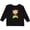 AB-Black, variant on Hipster Monkey, Monkey with Glasses, Flowers Boys or Girls Long Sleeve Toddler T-Shirt