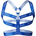 thumbnail image 6 of JOCKMAIL Men's Body Chest Harness Jockstrap Underwear Set Elastic Waistband Mens Jock Strap with Body Chest Harness, 6 of 8
