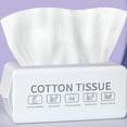 thumbnail image 5 of AUQ 50/100 Pcs Disposable Wash Face Towel 100% Cotton Soft Clean Face Towel, 5 of 6