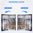 thumbnail image 3 of EDTara Compact Mini Fridge With Freezer, 3.2 Cu Ft Capacity, Single Door, 7 Adjustable Temperature Levels for Bedroom or Dorm, 3 of 7