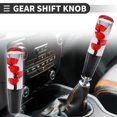 thumbnail image 2 of Unique Bargains Universal Car Gear Shift Knob, Manual Automatic Stick Gear Shifter Knob, Acrylic, 1 Set Red 20cm, 2 of 7