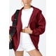 thumbnail image 2 of Sudadera con Capucha con Cierre para Mujer PRETTYGARDEN 2025 Roja Talle S, 2 of 8