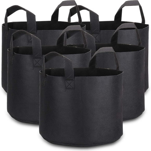 With Handles-Heavy-Duty Non-Woven Fabric Plant Bags-Breathable