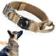 thumbnail image 1 of Collar táctico para perros Xqpetlihai impermeable con soporte para airtag, 1 of 5