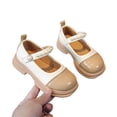 thumbnail image 5 of Otqutp Girls Mary Jane Shoes Dress Flats for School Uniform Summer Kids Chunky Low Heel Wedding Party Dress up Shoes, 5 of 6