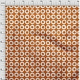 thumbnail image 4 of oneOone Rayon Orange Fabric Geometric Sewing Craft Projects Fabric Prints By Yard 56 Inch Wide, 4 of 5