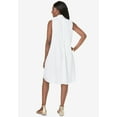 thumbnail image 2 of Jessica London Women's Plus Size Georgette Mock Neck Dress, 2 of 4