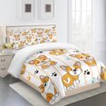 thumbnail image 3 of Conjunto de edredón Dog Themed Duvet Funds Almohada Shams Dormitorio Dormoons Imprimir Conjuntos de ropa de cama para primavera verano otoño invierno xl lyshdw2109250005 3 piezas Inevent HA012372-11, 3 of 6