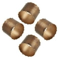 thumbnail image 3 of Saro Lifestyle Dot Rim Iron Napkin Rings (Set of 4) Silver, 3 of 5