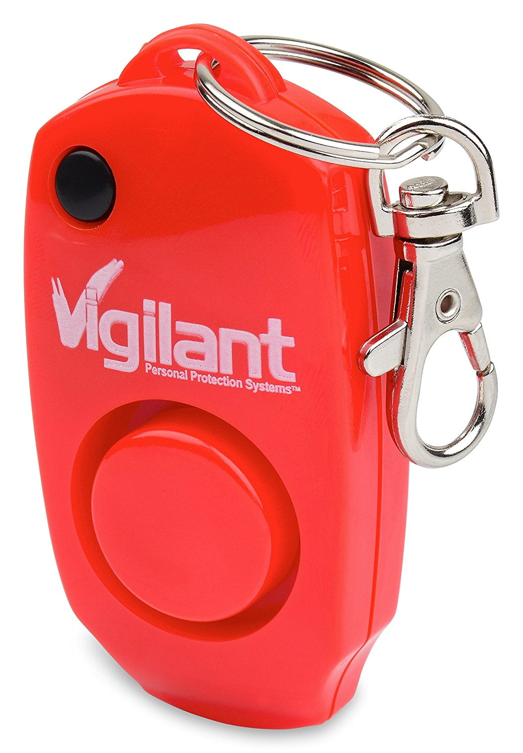 Vigilant 130 dB Personal Alarm with Backup Whistle, Hidden OFF Button