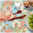 thumbnail image 6 of Pioneer Flower Floral Print Pattern Round Tablecloth 60 X 60 Inch, Wrinkle Resistant Wipeable Table Cloth for Kitchen Dining Picnic Patio Party, 6 of 6