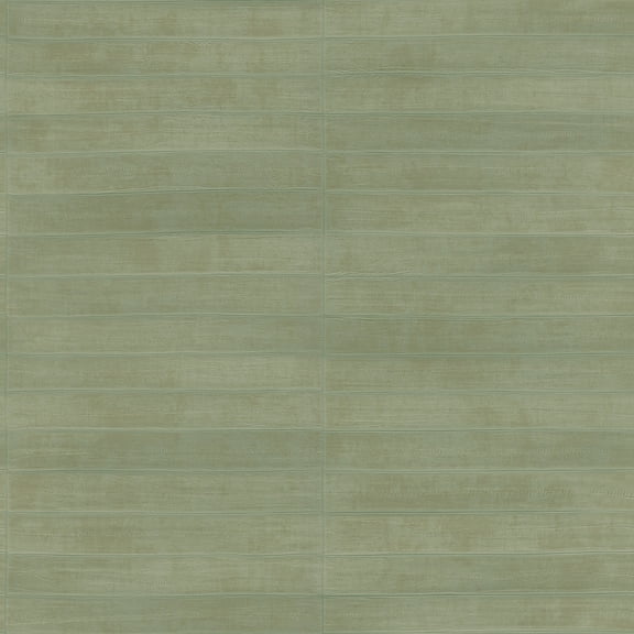 Advantage Dermot Light Green Horizontal Stripe Wallpaper, 20.9-in by 33-ft, 57.48 sq. ft.
