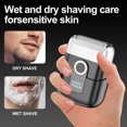thumbnail image 6 of JUUTREN Electric Foil Shaver for Men – Electric Razor, Mini Portable Beard Trimmer with 3 Floating Blades, Cordless, IPX7 Waterproof for Wet/Dry Use, LED Display, Perfect for Travel & Daily Grooming, 6 of 8