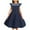Navy, variant on Kovlvoll Toddler Girls Clothes Dress Summer Ruffle Sleeveless Mesh Casual Party Dresses for Child Girl 4-14 Years