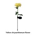 thumbnail image 4 of Lámpara Solar de crisantemo, 2 uds., luz de jardín, flores artificiales, césped, paisaje, jardín, decoración exquisita, creativa Iluminación y accesorios Crisantemo amarillo Crisantemo amarillo Matsuzay HA073440-02, 4 of 6