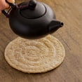 thumbnail image 1 of Loofah Tea Table Accessory Heat Mat for Gongfu Japanese Sets and Purple Clay Pot, 1 of 5
