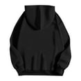 thumbnail image 3 of Uootdi Women's Heart Print Hoodie Oversized Valentine's Day Pullover Sweatshirt Trendy Casual Fall Winter Top Cozy Daily Wear Love Graphic Hooded Sweater for Romantic Outfits, 3 of 3