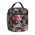 thumbnail image 3 of Zootopia Insulated Lunch Bag Cartoon Backpack, Reusable Thermal Cooler Tote for School Picnic Travel, Water Resistant Zipper Lunch Box Carry Bag Large Capacity Reusable Cooler Bag 11488-A24, 3 of 6