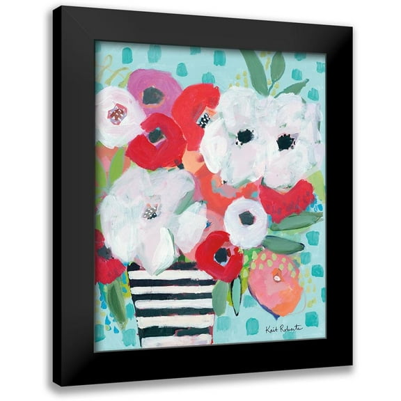 Roberts, Kait 12x14 Black Modern Framed Museum Art Print Titled - Last Breath of Summer