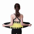 thumbnail image 2 of Adjustable Dual Pull Lumbar Lower Back Belt For Pain Relief Injury Preventionyellow, 2 of 5