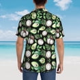 thumbnail image 6 of Avocado Hawaiian Shirts For Men, Summer Short-Sleeve Relaxed-Fit Button-Down Shirts Small, 6 of 9