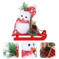 thumbnail image 3 of 1 adorno navideño de muñeco de nieve., 3 of 3