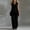 Black women's two piece sets a1, variant on Women's Two Piece Sets V Neck Sleeveless Peplum Top Wide Leg Pants Casual Loungewear Matching Set Solid Boho Vacation Travel Outfits Summer, Navy M