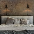 thumbnail image 4 of Wall Light Plug Set of 2 Industrial Wall Lights Black Gooseneck Light Wall Light with Shade Farmhouse Light for Bedroom Living Room Outdoor, 4 of 7