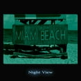 thumbnail image 2 of Startonight Canvas Wall Art Miami Beach Florida USA , Dual View Surprise Artwork Modern Framed Ready to Hang Wall Art 100% Original Art Painting 23.62 X 35.43 inch, 2 of 9