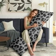 thumbnail image 5 of Leopard Print Body Pillow Cover – Soft & Breathable, Hidden Zipper, 20"x54", Fashion Animal Print – Cheetah & Tropical Spots, Perfect Gift for Side Sleepers, Pregnancy, Modern Home Decor, 5 of 7