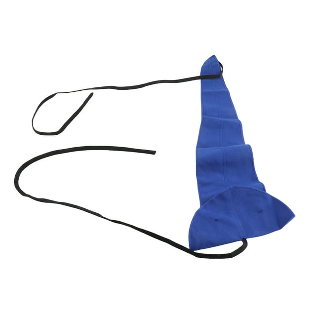 Cleaning Alto Tenor Saxophone Cleaning Tool Pull Through Ultrafine Fiber Material Cloth for Sax Inside Tube Blue
