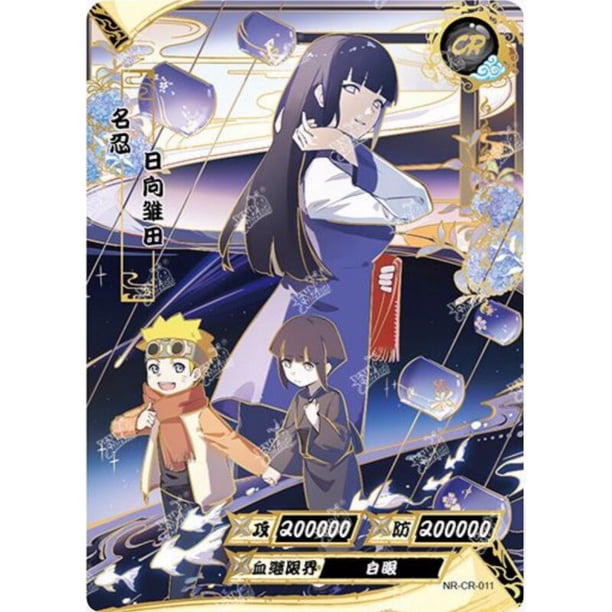 Kayou Naruto Card Anime Hinata Tsunade Naruto CR Card Full Series NO.01-22 Collection Card Children's Toy Christmas Gift Gao Jinjia LED