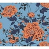 Drew Barrymore Flower Home Vintage Floral Orange Peel & Stick Wallpaper