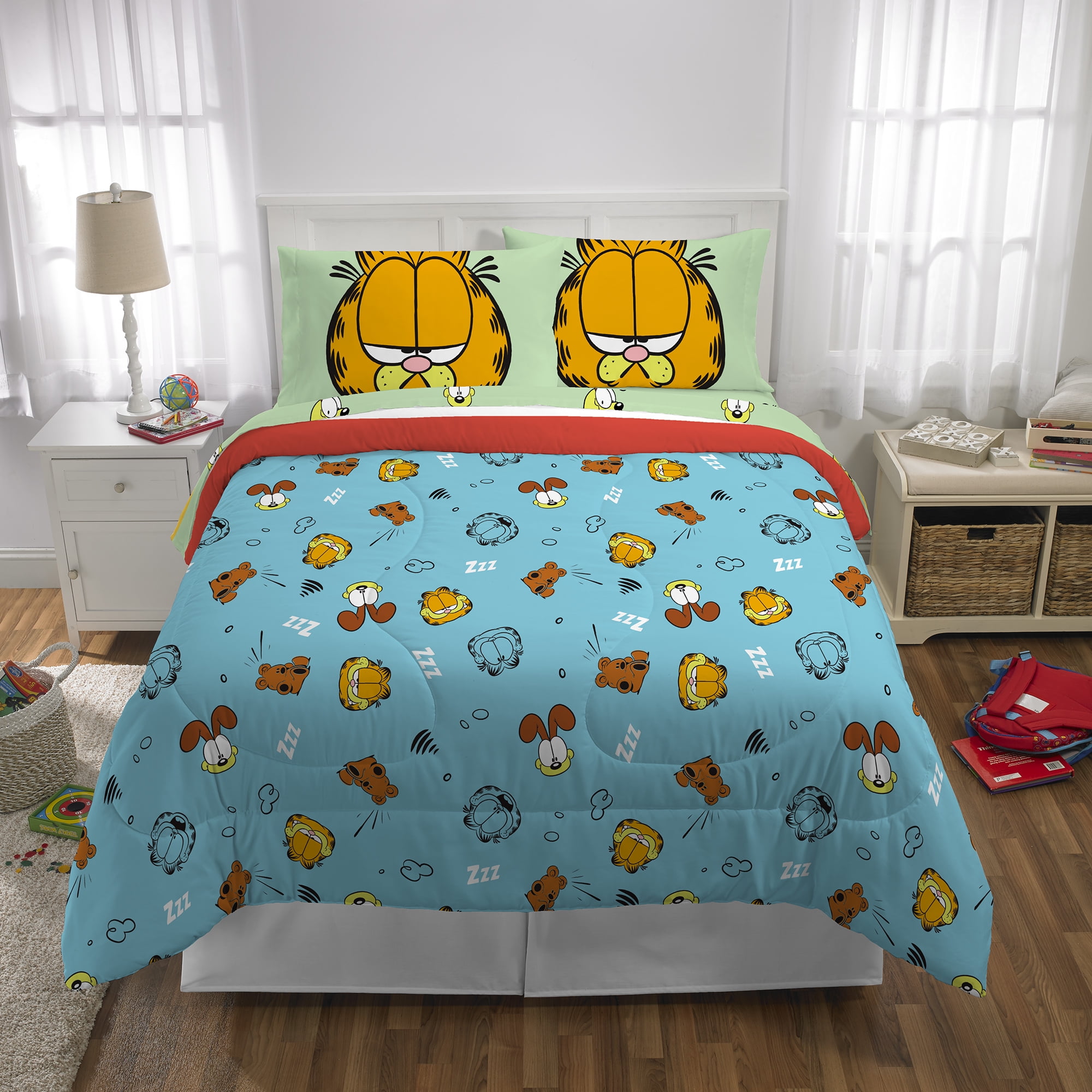 Garfield Kids Full Bed in a Bag, Comforter and Sheets
