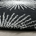 thumbnail image 4 of SAFAVIEH Soho Fiesta Geometric Area Rug, Black/White, 8' x 8' Round, 4 of 9