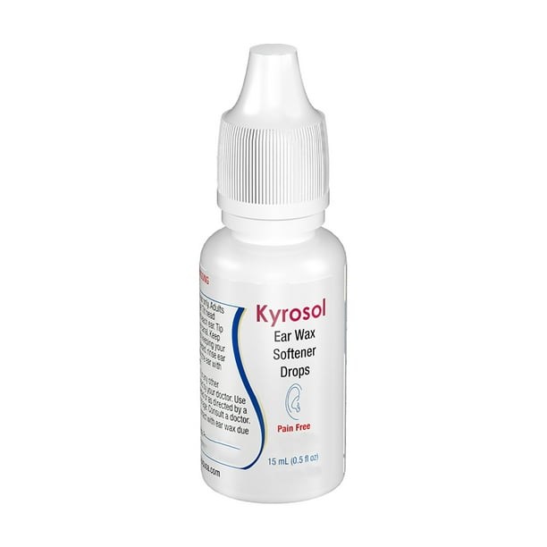 Kyrosol All Natural Ear Wax Removal Drops, Refill Bottle, 1 Ct