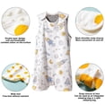 thumbnail image 3 of Baby padded spring and autumn sleeveless vest-type split-leg sleeping bag, 3 of 5