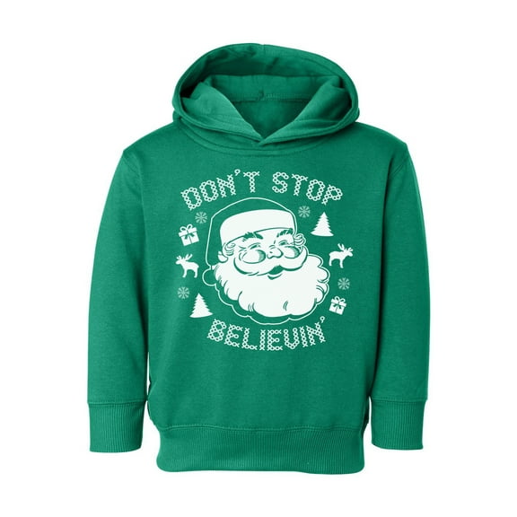 Awkward Styles Xmas Hoodie for Girls Boys Toddler Don't Stop Believin Christmas Sweatshirt