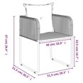 thumbnail image 4 of vidaXL 5 Piece Garden Dining Set Black, 4 of 5