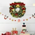 thumbnail image 6 of SDJMa 11" Door Wreath, Winter Wreath Christmas Wreaths Front Door Decoration Wreath Winter Handmade Artificial Wreaths for Front Home Kitchen door Wall Window Fireplace Larger Wreath, 6 of 7