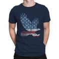 thumbnail image 2 of Patriotic USA Eagle Men's T-shirt, 2 of 3