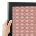 thumbnail image 4 of PinPix 36x18 Custom Cork Bulletin Board Pink - Beige Diamond Poster Board Has a Fabric Style Canvas Finish, Framed in Pink - Beige Diamond, by ArtToFrames (PinPix-290), 4 of 6